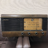 NIHON BUNKA DEN SHK 真空管ラジオ 昭和31年製
